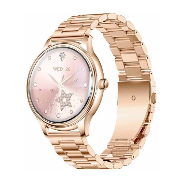 Colmi L28 okosóra (arany + arany acél szíj) (L28 GOLD STEEL)